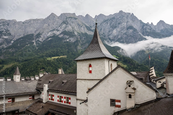 Fototapeta Hohenwerfen Castle Werfen Austria