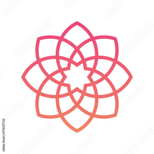 Fototapeta Make a Professional Flower Logo Design