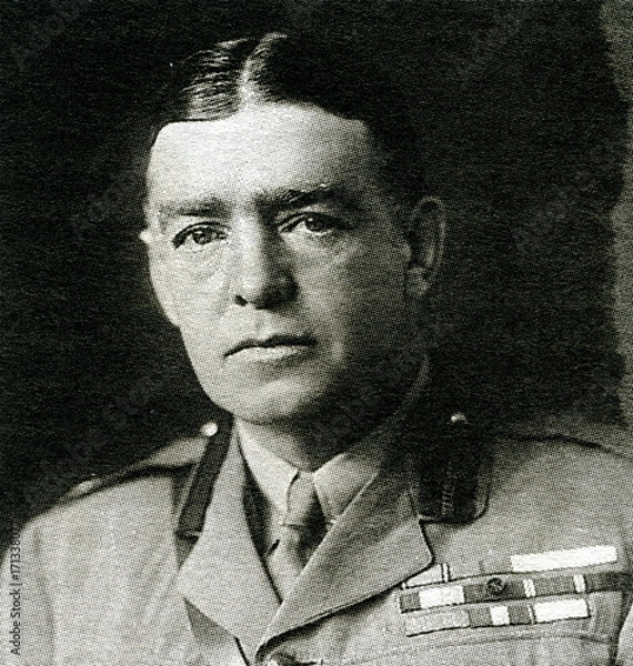 Obraz Ernest Henry Shackleton (1874-1922), polarnik, który poprowadził trzy brytyjskie wyprawy na Antarktydę