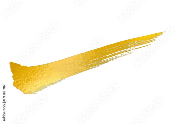 Obraz 金の毛筆線 ai