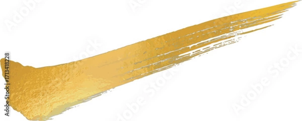 Fototapeta 金の毛筆線  eps