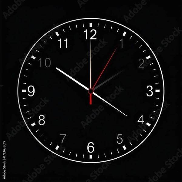 Obraz Digital clock face