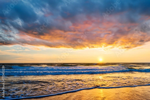 Obraz sunset over the sea