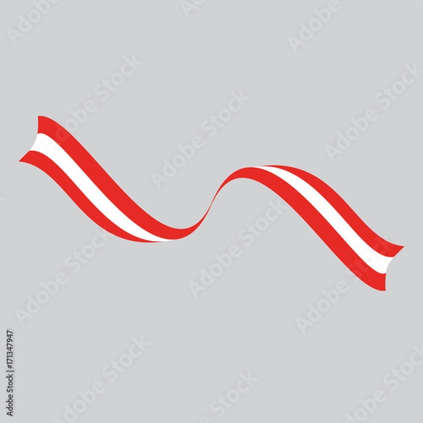 Obraz Peru flag on a grey background