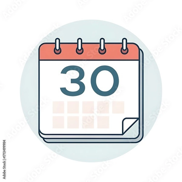 Obraz desktop calendar icon