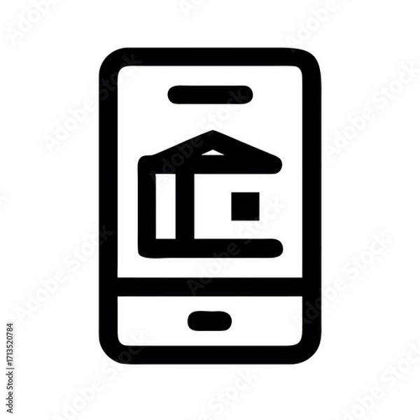 Obraz mobile phone icon