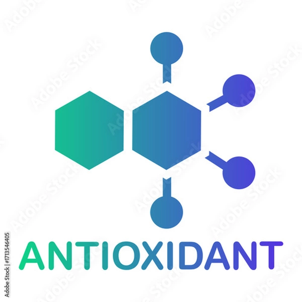 Fototapeta antioxidant Gradient icon