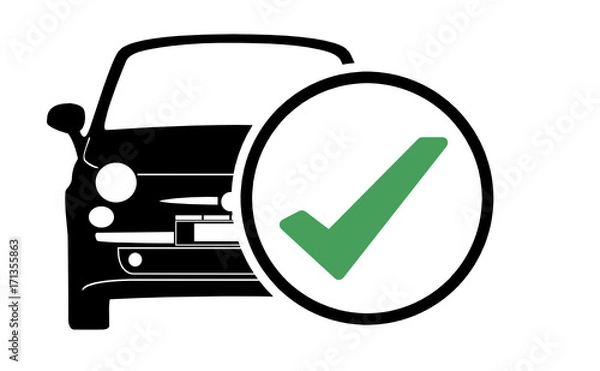 Obraz Autocheck (auf Volltransparenz)