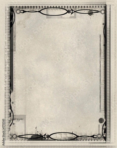 Fototapeta grunge border and background