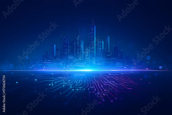 Fototapeta Technology Background