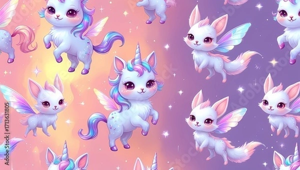 Obraz seamless pattern with birds