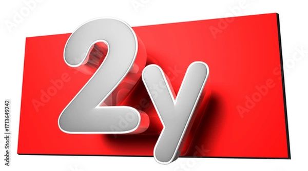 Obraz Number 2y . billboard, product design, merchandising