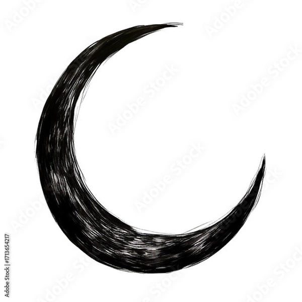 Obraz Abstract crescent moon