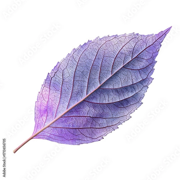 Obraz Purple leaf, detailed veins
