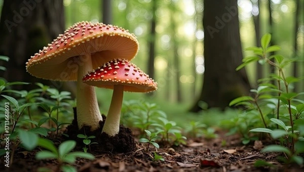 Obraz fly agaric mushroom