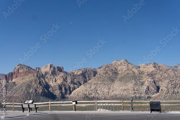 Obraz mountain landscape from road