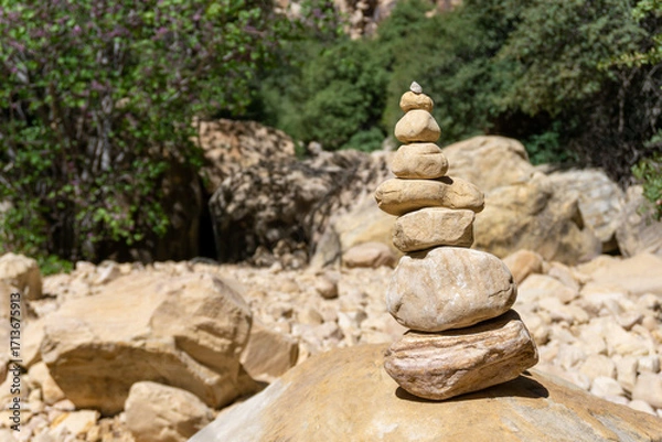 Obraz rock stack in park