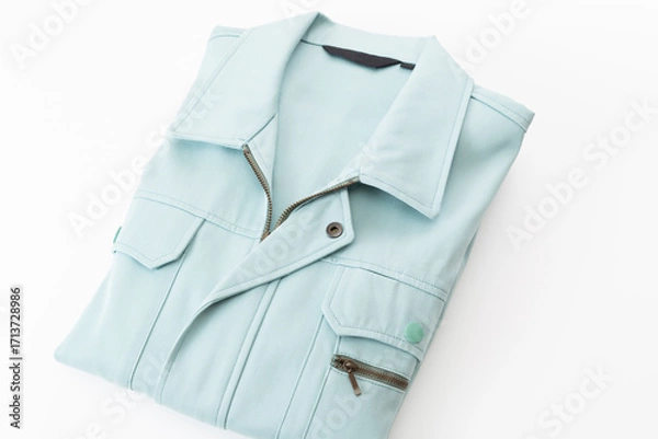 Fototapeta 作業着　白バック