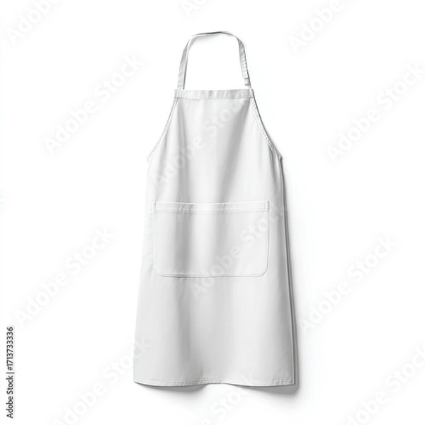 Fototapeta White apron with a simple design