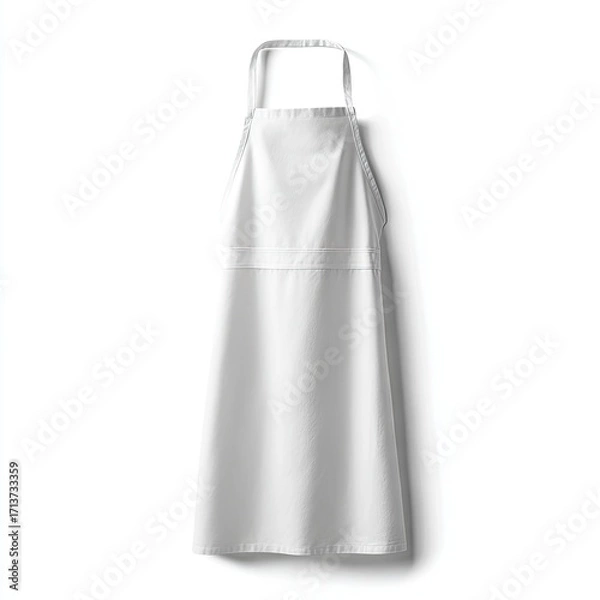 Fototapeta White apron, simple design, clean lines