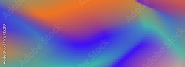 Fototapeta "Abstract Colorful Gradient Background | Modern Vibrant Glass Texture"