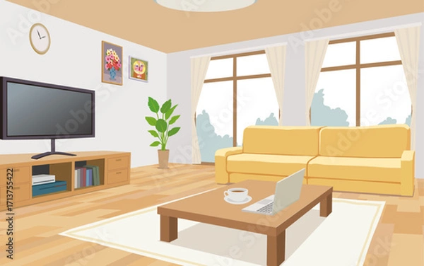 Fototapeta リビングルーム