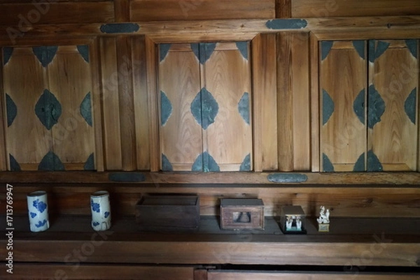 Fototapeta 新撰組　試衛館稲荷神社