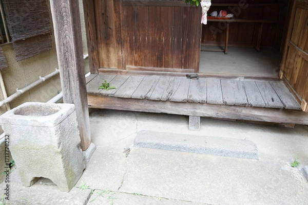 Fototapeta 新撰組　試衛館稲荷神社