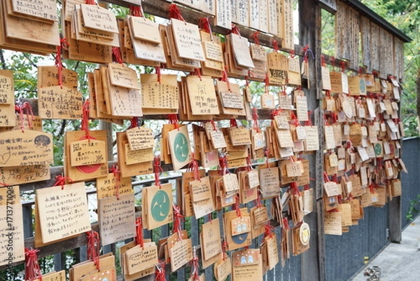 Fototapeta 神楽坂　赤城神社