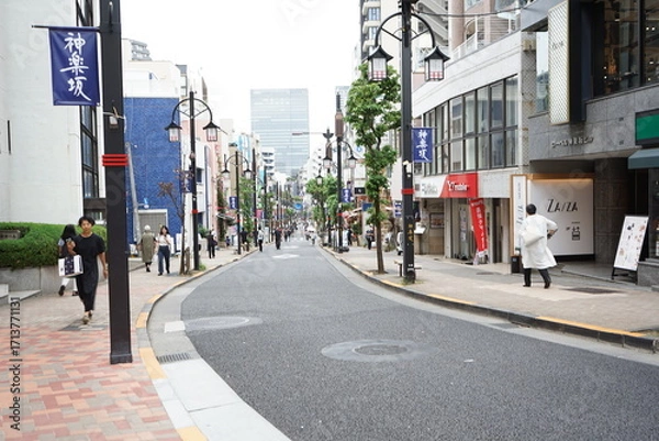 Fototapeta 神楽坂周辺