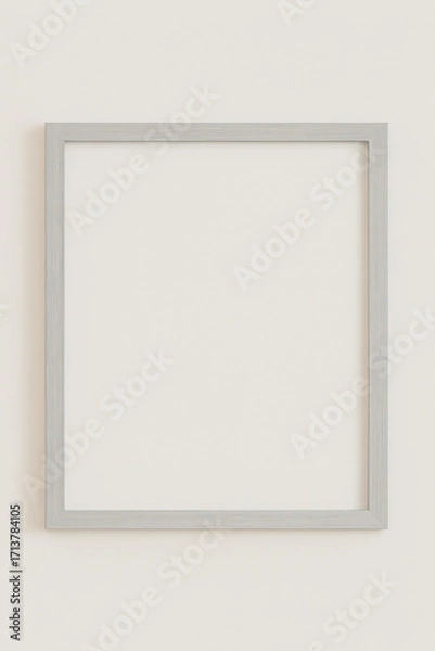 Obraz blank photo frame on wall