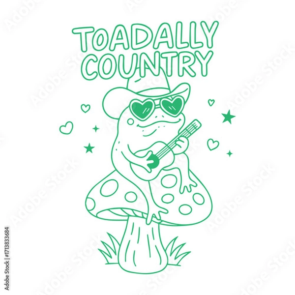 Fototapeta Toadally country Svg 