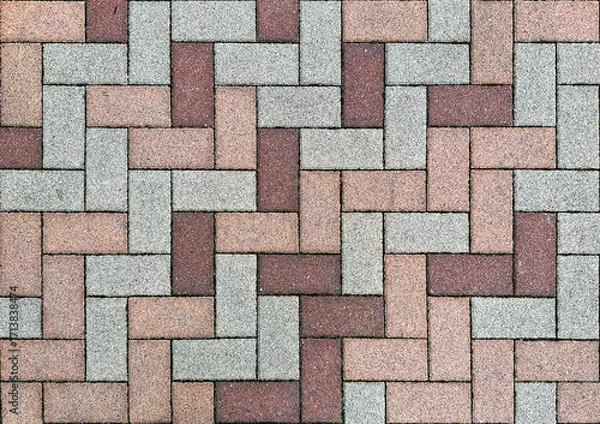 Fototapeta 地面、石、タイル、テクスチャ、質感、背景素材、ザラザラ