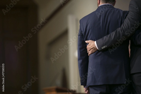 Obraz Wedding Embrace for Copy