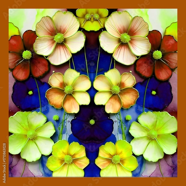 Fototapeta Shawl Scarf Pattern Graphic Design
