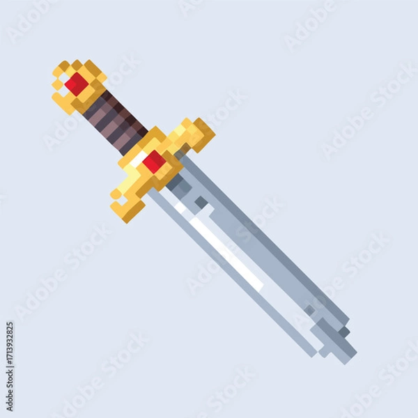 Obraz ixel Art RPG Sword Icon