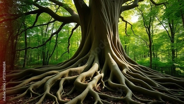 Obraz Majestic tree roots 