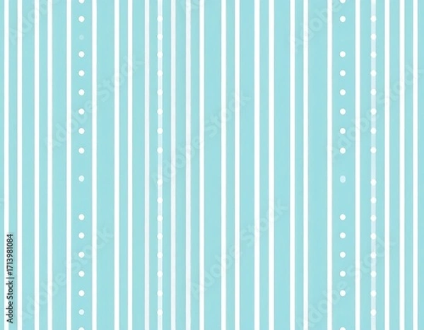 Obraz Light blue background with white vertical lines and dots