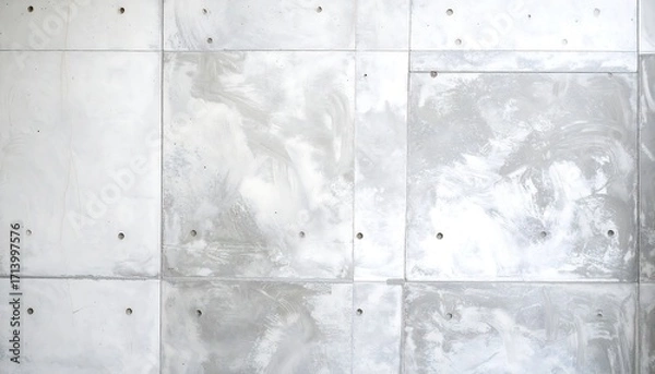 Obraz Light gray concrete wall panels