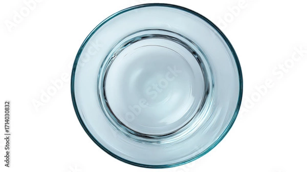 Fototapeta Abstract Blue Water Ripple Texture on Transparent Background