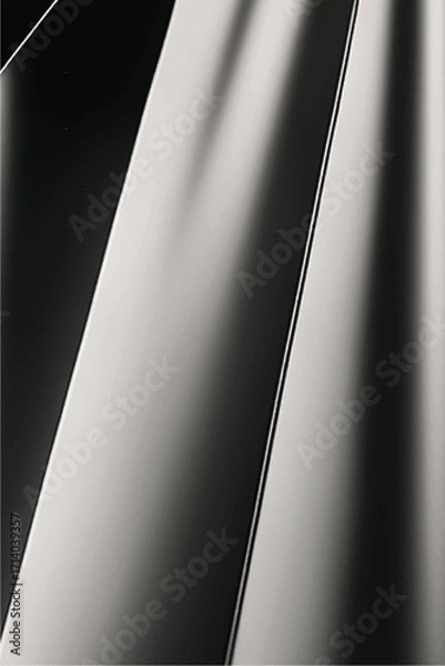 Fototapeta Gradient black and white geometric abstract pattern. Vector illustration	
