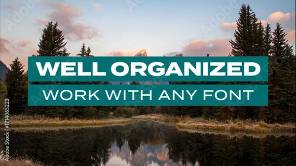 Fototapeta Modern Smooth Animation Titles Vol.03