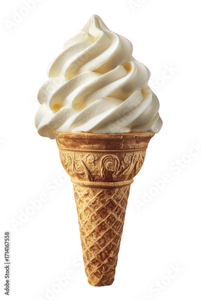 Obraz Vanilla Ice Cream Cone