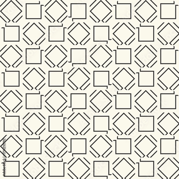 Fototapeta Repeating geometric lines pattern from striped elements

