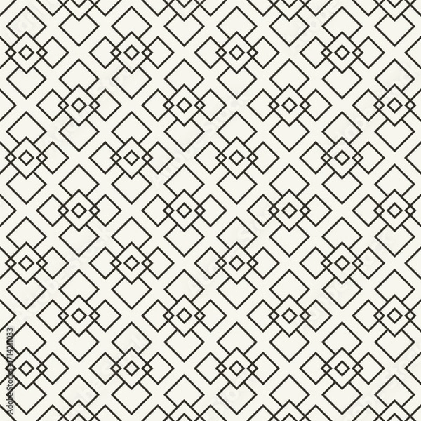 Fototapeta Repeating geometric background. Linear graphic design
