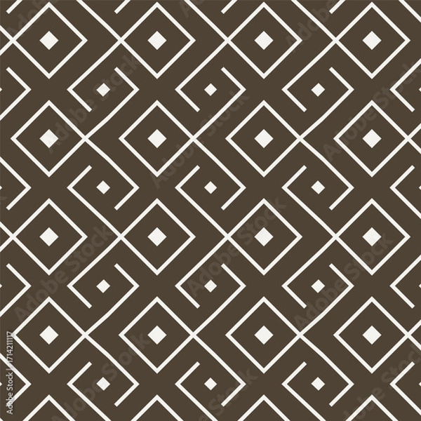 Fototapeta Repeating geometric background. Linear graphic design
