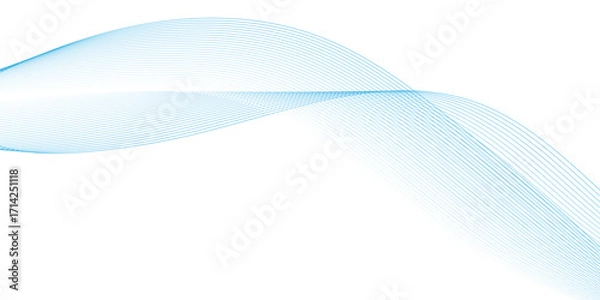 Fototapeta abstract soft white background with wave line, abstract blue background with diagonal geometric stripes creating a modern, abstract frequency sound wave lines and twisted curve lines background.