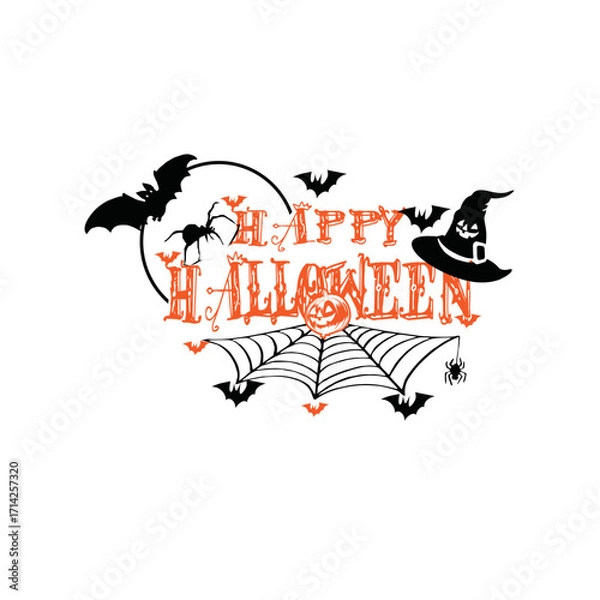 Obraz happy hallowen 8 eps.eps