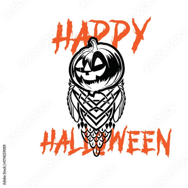 Fototapeta happy hallowen 9 eps.eps