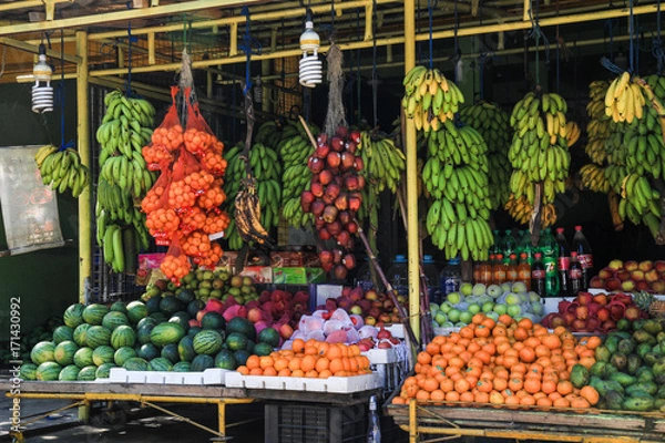 Obraz Fruit stand in Sri Lanka